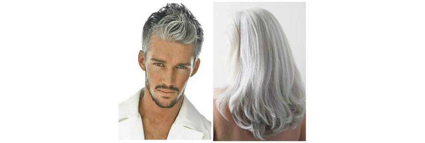 Cabellos blancos o con canas Cabellos blancos o con canas