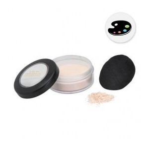 Polvo Traslúcido Iluminador color oscuro
