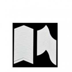 Plantilla para Manicura Francesa Curva